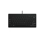 TG3 Electronics Compact Notebook-Style QWERTY US Medical Keyboard Black KBA-CK78-BNUN-US