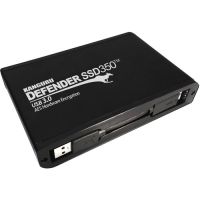 Kanguru KDH3B-350F-1TSSD Defender SSD 350 - FIPS 140-2 CERTIFIED - AES 256-Bit Hardware Encrypted External Solid State Drive - 1TB - TAA