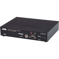 ATEN KE9952T 4K DISPLAYPORT SINGLE VIEW KVM OVER IP TRANSMITTER W/AUDIO/SERIAL/SFP FIBER/POE