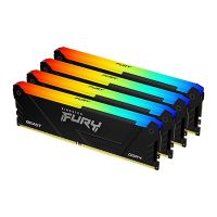 KINGSTON KF432C16BB2AK4/64 64GB 3200MT/S DDR4 CL16 DIMM (KIT OF 4) FURY BEAST RGB