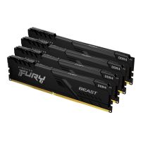 KINGSTON KF432C16BBK4/128 128GB 3200MHZ DDR4 CL16 DIMM (KIT OF 4) FURY BEAST BLACK