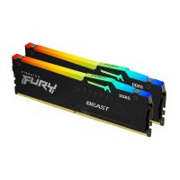 Kingston KF552C40BBAK2-64 FURY Beast RGB 64GB PC5-41600 288-pin DDR5 SDRAM UDIMM Kit