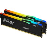 Kingston KF560C36BBEAK2-64 FURY Beast 64GB (2 x 32GB) 288-Pin PC RAM DDR5 6000 (PC5 48000) Memory (Desktop Memory)
