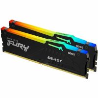 Kingston KF564C32BBEAK2-32 FURY Beast Black RGB EXPO 32GB PC5-51200 288-pin DDR5 SDRAM UDIMM Kit