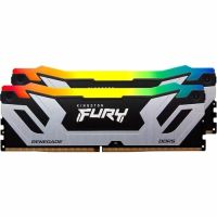 Kingston KF588CU42RSAK2-48 FURY Renegade Silver Black RGB XMP 48GB PC5-70400 288-pin DDR5 SDRAM CUDIMM Kit