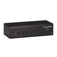 BLACK BOX KV6224DPH KVM SWITCH - 4-PORT, DUAL-MONITOR, MIXED DISPLAYPORT 1.2 AND HDMI 2.0, 4K 60HZ,