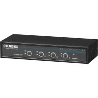 BLACK BOX KV7024A KVM SWITCH - 4-PORT, SINGLE-MONITOR, VGA, PS/2, DESKTOP