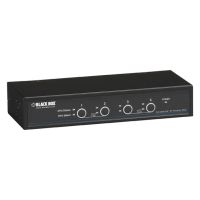 BLACK BOX KV9704A DESKTOP KVM SWITCH - DISPLAYPORT WITH USB AND AUDIO - 4-PORT