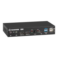 BLACK BOX KVD200-2H KVM SWITCH - UHD 4K, DUAL-MONITOR, HDMI/DISPLAYPORT, USB 3.2 GEN 1, USB TYPE C,