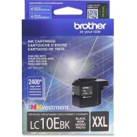 BROTHER LC10EBK - INKVESTMENT SUPER HIGH-YIELD INK, BLACK, YIELDS APPROX. 2,400