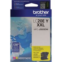 Brother LC20EY INK Vestment Super High Yield Yellow Ink Cartridge
