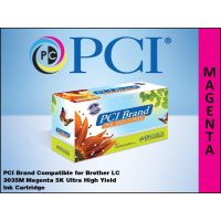 PCI BRAND COMPATIBLE BROTHER LC-3035M XXL MAGENTA INK CARTRIDGE 5K PG XXL-YLD FO