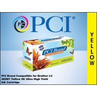 PCI BRAND COMPATIBLE BROTHER LC-3039Y YELLOW 5K ULTRA HIGH YIELD INK CARTRIDGE F