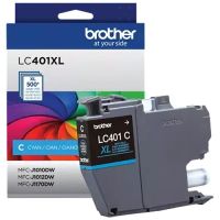 Brother LC401XLCS High Yield Cyan Ink Cartridge