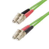 STARTECH LCLCL-5M-OM5-FIBER 5M (16.4FT) LC TO LC (UPC) OM5 MULTIMODE FIBER OPTIC CABLE, 50/125M DUPLEX LOMMF