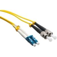 AXIOM LCSTSD9Y-50M-AX LC/ST SINGLEMODE DUPLEX OS2 9/125 FIBER OPTIC CABLE 50M