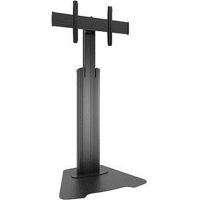 Chief LFAUB Fusion Large Height-Adjustable Flat Panel Mount Floor Stand - For 42-86 Inch TVs - Black