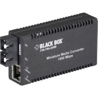 BLACK BOX  LGC010A-R2 MINIATURE MEDIA CONVERTERS MAKE IT EASY TO BRING FIBER TO THE DESKTOP