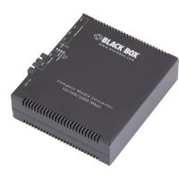 Black Box LGC5152A Compact Media Converter - fiber media converter - 10Mb LAN, 100Mb LAN, GigE - TAA Compliant