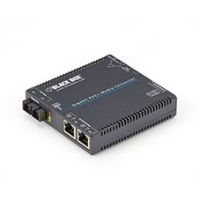 BLACK BOX LGC5212A GIGABIT ETHERNET (1000-MBPS) POE+ MEDIA CONVERTER - 10/100/1000-MBPS COPPER TO 1