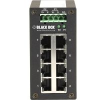 Black Box LGH008A Hardened Gigabit Edge Switch - switch - 8 ports - TAA Compliant