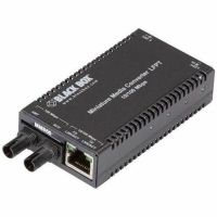 BLACK BOX LHC040A-R4 FST ETH MED CONV 10/100Mbps COP to 100Mbps MM FBR 850nm 0.5km ST