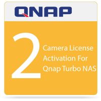 QNAP LIC-CAM-NAS-2CH 2 CAMERA LICENSE ACTIVATION KEY FOR SURVEILLANCE STATION PRO FOR QNAP NAS