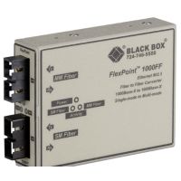 BLACK BOX LMC1001A GIGABIT ETHERNET (1000-MBPS) MODE CONVERTER - 1000-MBPS MULTIMODE FIBER TO 1000-