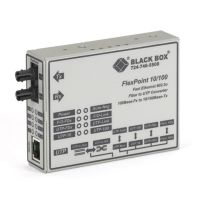 BLACK BOX LMC100A-R3 FAST ETHERNET (100-MBPS) MEDIA CONVERTER - 10/100-MBPS COPPER TO 100-MBPS MULTIM
