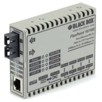 BLACK BOX LMC100A-SC-R3 FAST ETHERNET (100-MBPS) MEDIA CONVERTER - 10/100-MBPS COPPER TO 100-MBPS MULTIM