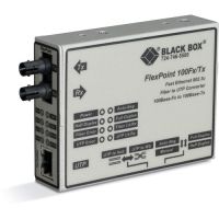 BLACK BOX LMC213A-SMST-R2 FAST ETHERNET (100-MBPS) MEDIA CONVERTER - 100-MBPS COPPER TO 100-MBPS SINGLEMOD