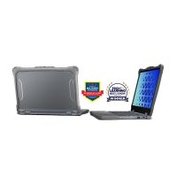 MAXCases LNESF2500EG4M Extreme Shell-F2 Slide Case for Lenovo 500e/500w G4 Chromebook 2:1 12" (Modified) (Grey/Clear)