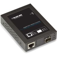 Black Box LPS535A-SFP PoE+ PSE Media Converter - fiber media converter - 10Mb LAN, 100Mb LAN, 1GbE