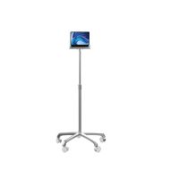 CTA Digital Height-Adjustable Floor Stand With Laptop Holder LT-HFS2
