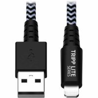 Eaton Tripp Lite Series M100-006-HD Heavy-Duty USB-A to Lightning Sync/Charge Cable, MFi Certified - M/M, USB 2.0, 6 ft. (1.83 m)