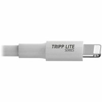 Eaton Tripp Lite Series M100-010-WH USB-A to Lightning Sync/Charge Cable (M/M) - MFi Certified, White