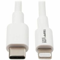 Eaton Tripp Lite Series M102-003-WH USB-C to Lightning Sync/Charge Cable (M/M), MFi Certified, White, 3 ft. (0.9 m) - USB cable - 24