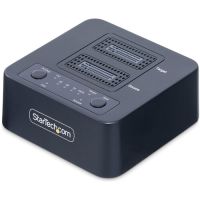 StarTech 1:1 M.2 NVMe Drive Duplicator, 90GBpm Standalone SSD Cloner/Copier, USB-C 3.2 20Gbps Dual-Bay Drive Dock
