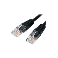 StarTech Cat5e Ethernet Cable 10 ft Black - Cat 5e Molded Patch Cable - M45PATCH10BK
