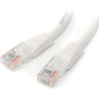 StarTech Cat5e Patch Cable with Molded RJ45 Connectors - 10 ft. - White - M45PATCH10WH