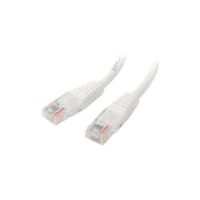 StarTech Cat5e Ethernet Cable 15 ft White - Cat 5e Molded Patch Cable - M45PATCH15WH