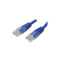 StarTech Cat5e Ethernet Cable 1 ft Blue - Cat 5e Molded Patch Cable - M45PATCH1BL