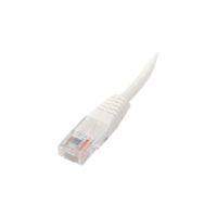 StarTech Cat5e Ethernet Cable 1 ft White - Cat 5e Molded Patch Cable - M45PATCH1WH