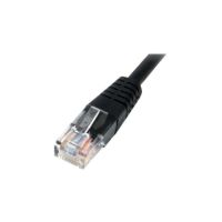 StarTech Cat5e Ethernet Cable 25 ft Black - Cat 5e Molded Patch Cable - M45PATCH25BK
