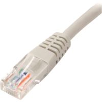 StarTech 50 ft Cat5e Gray Molded RJ45 UTP Cat 5e Patch Cable - 50ft Patch Cord - M45PATCH50GR