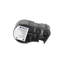 BRADY M4C-250-595-WT-BK VINYL LABEL TAPE W/ RIBBON FOR BMP41 BMP51 M511 PRINTERS - 0.25, BLACK ON WHITE