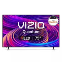 VIZIO 75-Inch 4K QLED Smart TV – M75Q6-L4, Quantum Dot Technology, Dolby Vision, HDR10+, Alexa & Google Assistant Compatible