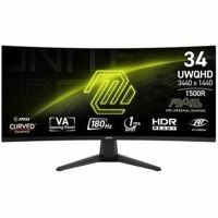 MSI MAG 346CQ 34 inch VA UWQHD Display 180Hz AdaptiveSync Curved Gaming Monitor