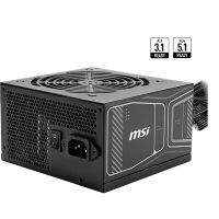 MSI MAG A750GN PCIE5, USA, 750W, Non-Modular, 80 Plus Gold, Bilingual Color Box, Solid wood pallet packing