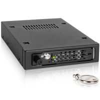 Icy Dock MB491SKL-B ToughArmor 2.5" SATA/SAS HDD & SSD Mobile Rack for 3.5" Front Device Bay